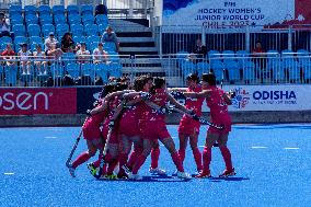 Japan vs England FIH Junior Women's Hockey World Cup Chile 2023